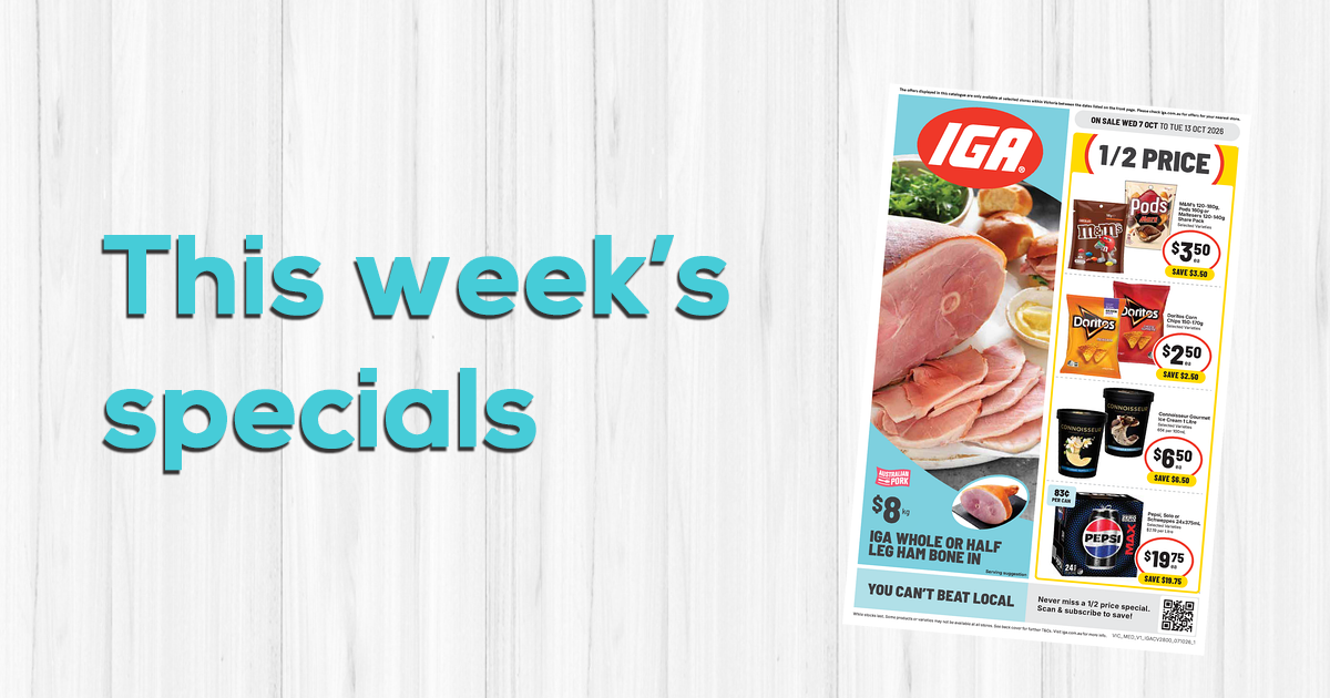 Weekly Specials