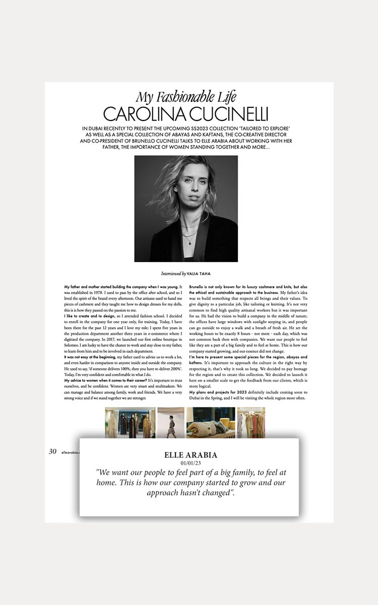 Brunello Cucinelli's daughter Carolina - The Rake Magazine