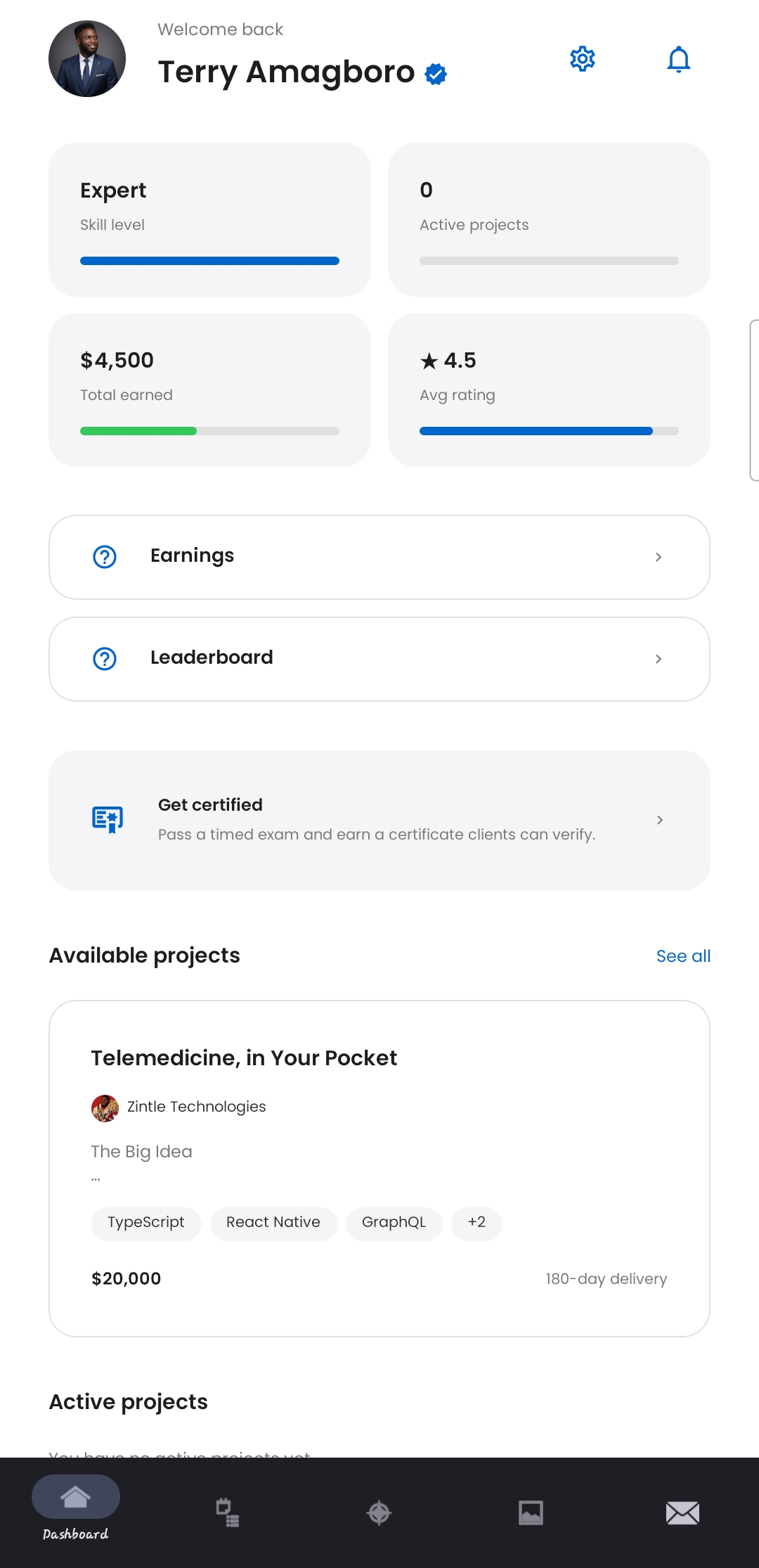 QueenSkilla app screen