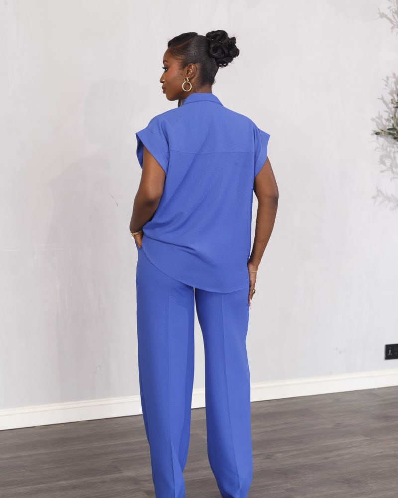 Blue shirt two pieces