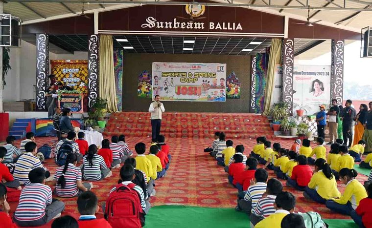 Josh Spring Camp at Sunbeam School Ballia — photograph 2 of 8