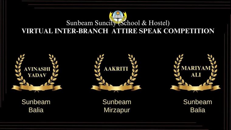 Cohort Inter-Branch Attire Speak Competition at Sunbeam School Ballia — photograph 1 of 1