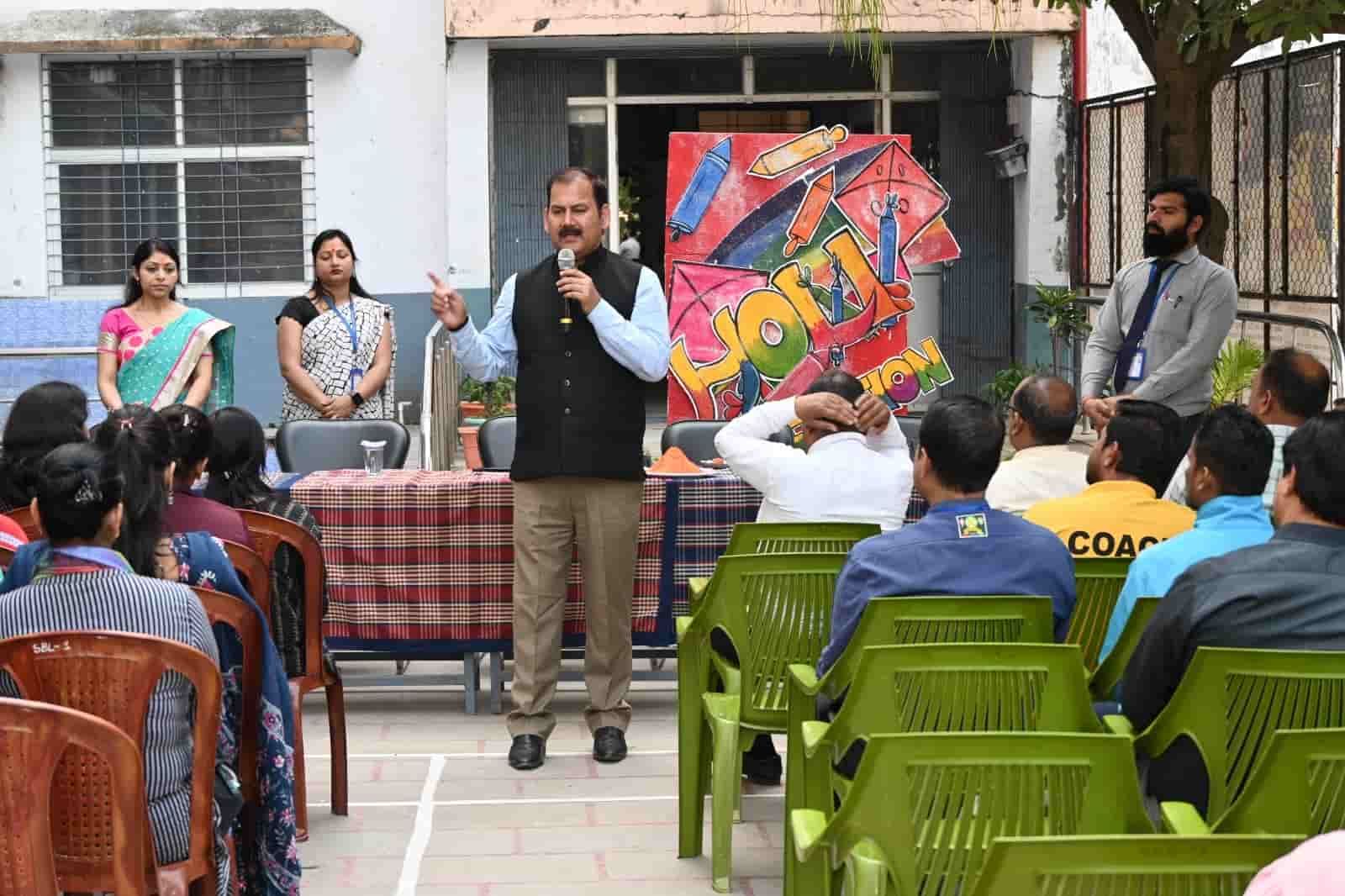 Holi at Sunbeam School Ballia