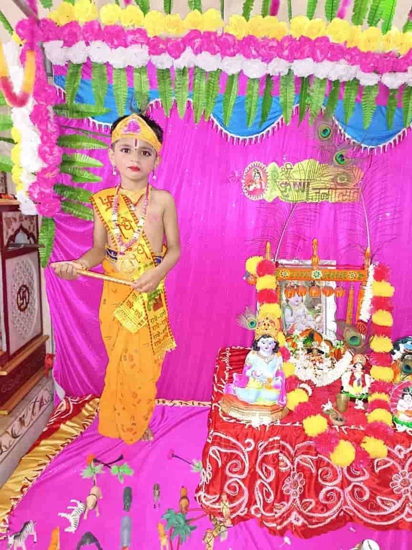 Durga Pooja, Vijaya Dashami and Janmashtami at Sunbeam School Ballia — photograph 8 of 14