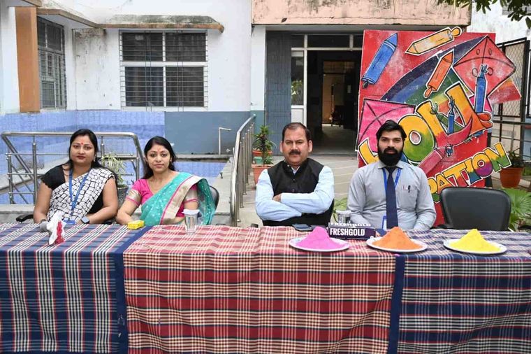 Holi at Sunbeam School Ballia — photograph 7 of 9