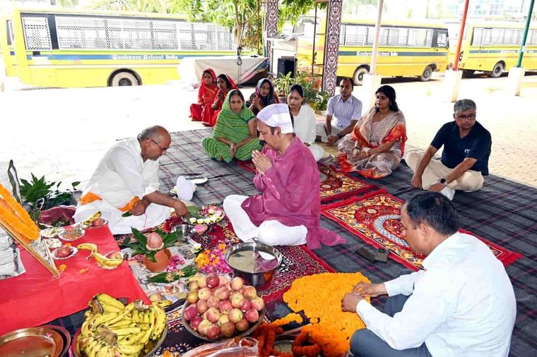 Viswakarma Pooja at Sunbeam School Ballia — photograph 7 of 9