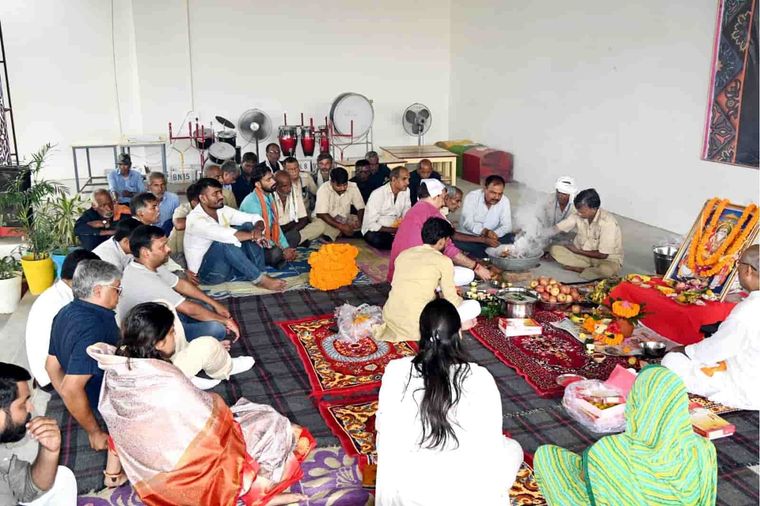 Viswakarma Pooja at Sunbeam School Ballia — photograph 8 of 9