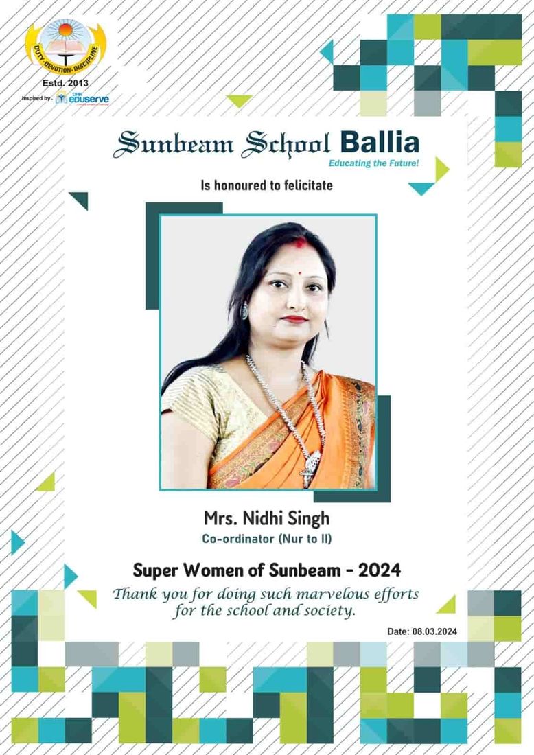 International Women’s Day at Sunbeam School Ballia — photograph 5 of 5