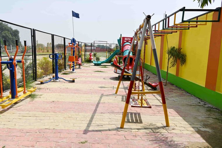 The playground at Sunbeam School Ballia