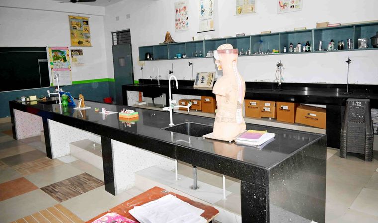 The composite science laboratory at Sunbeam School Ballia