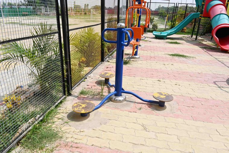 The playground at Sunbeam School Ballia