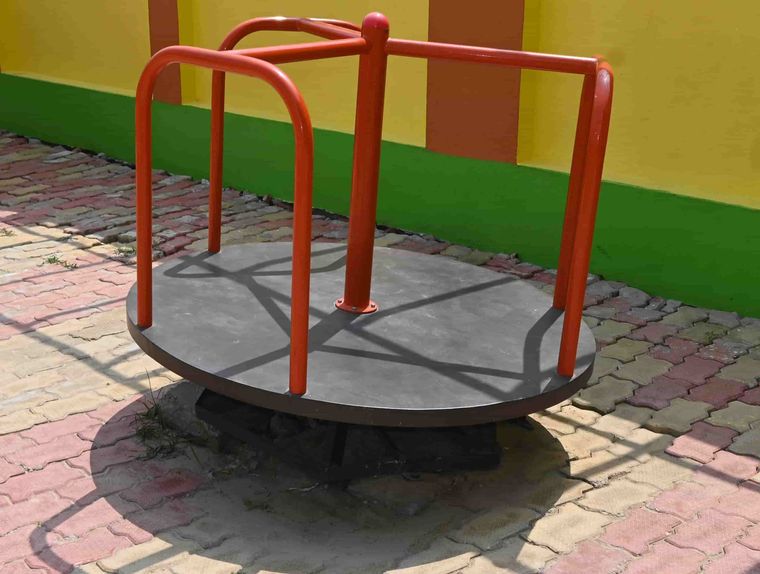 The playground at Sunbeam School Ballia