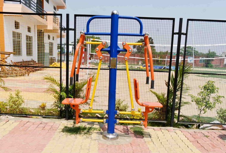 The playground at Sunbeam School Ballia