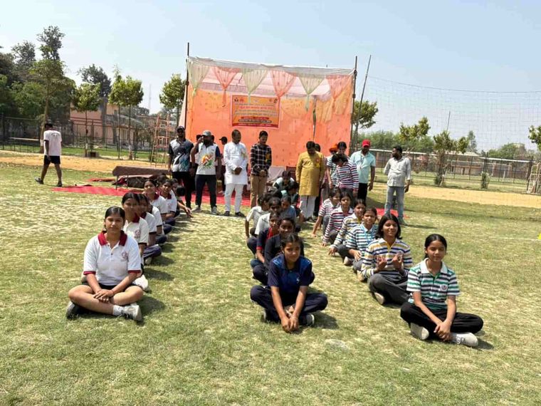District Handball Championship at Sunbeam School Ballia — photograph 5 of 7
