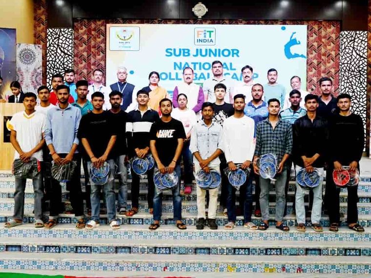Sub-Junior National Volleyball Training Camp at Sunbeam School Ballia — photograph 2 of 5