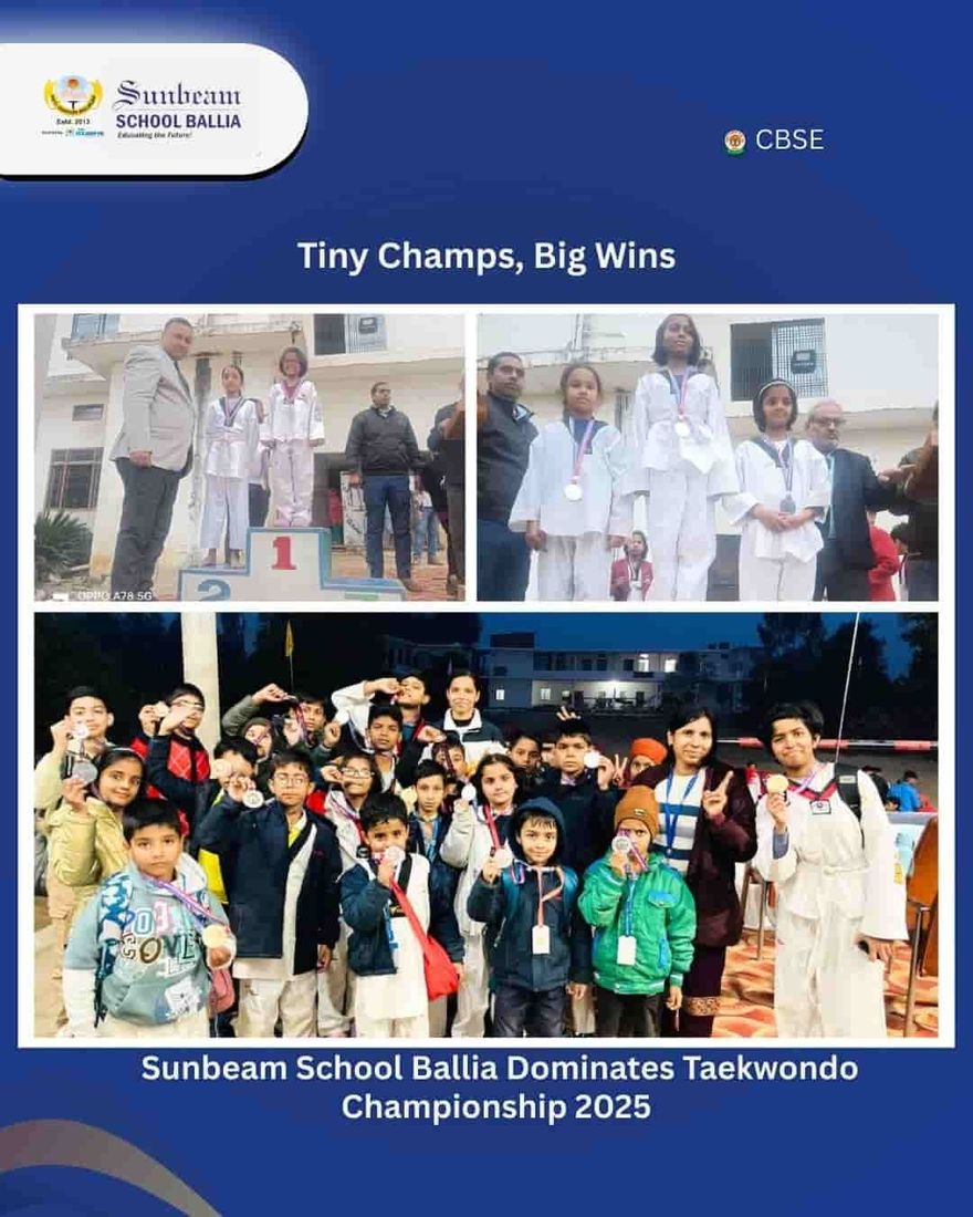Ballia District Taekwondo Poomse Championship at Sunbeam School Ballia — photograph 2 of 2