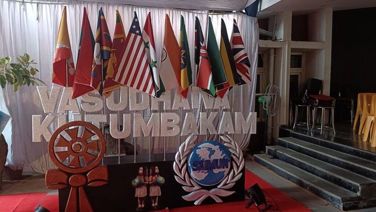 Sunbeam School Ballia delegates at the SAIMUN international conference in Odisha — photograph 6 of 6