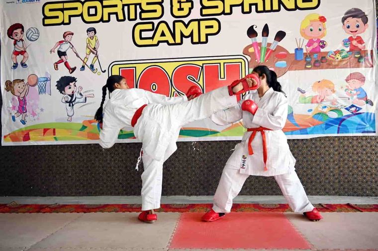 Josh Spring Camp at Sunbeam School Ballia — photograph 7 of 8