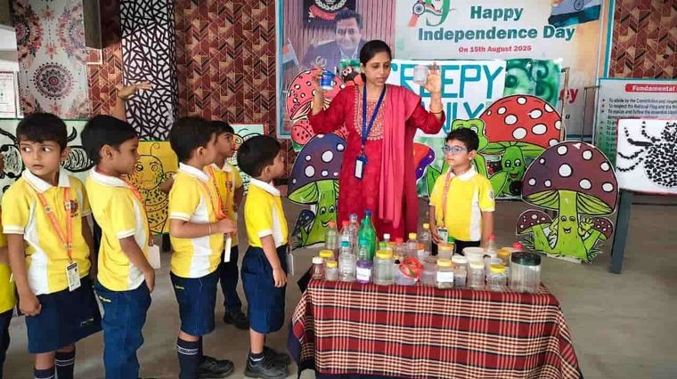 Creepy Crawly — a KG activity at Sunbeam School Ballia — photograph 1 of 12
