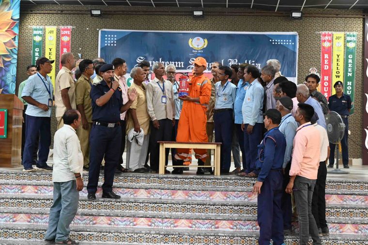 NDRF disaster-response session at Sunbeam School Ballia — photograph 15 of 21