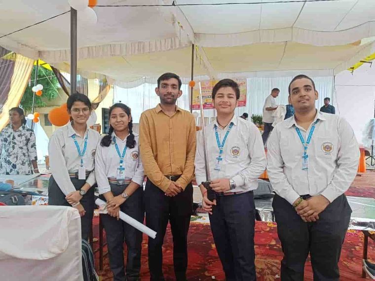 INSPIRE Award — the district exhibition at Sunbeam School Ballia — photograph 3 of 4