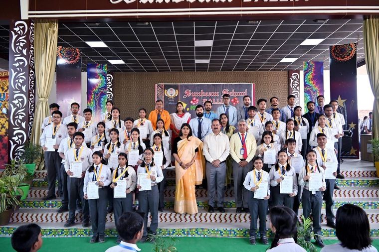 Prize Distribution to Rank holders 2023-24 at Sunbeam School Ballia — photograph 61 of 81