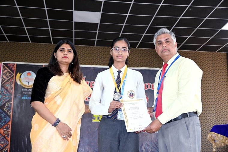 Prize Distribution to Rank holders 2023-24 at Sunbeam School Ballia — photograph 75 of 81