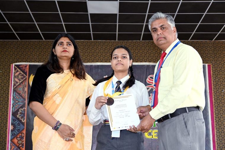 Prize Distribution to Rank holders 2023-24 at Sunbeam School Ballia — photograph 79 of 81