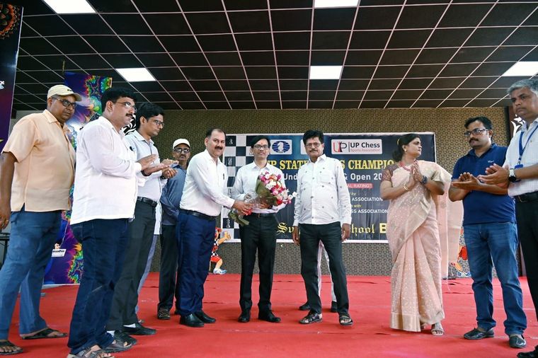 UP State Chess Championship Under-15 Open 2024-25 (Boys and Girls) International Rating at Sunbeam School Ballia — photograph 25 of 44