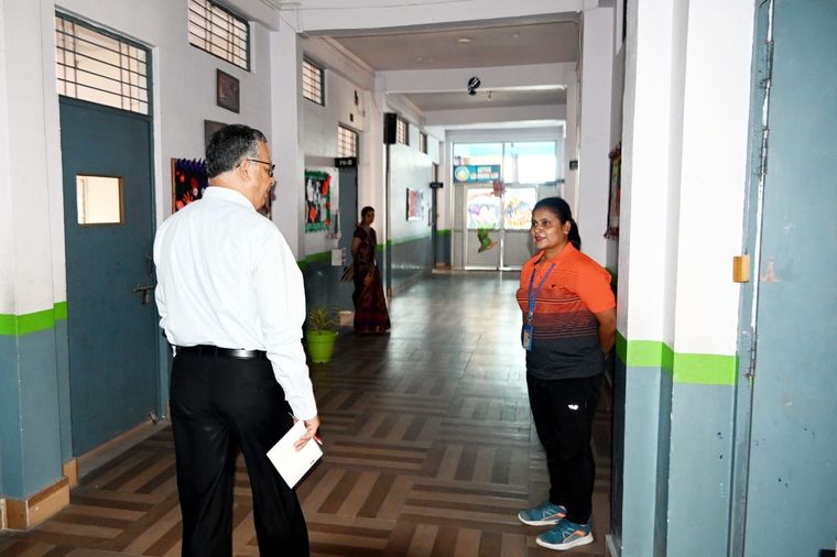 QCR&D Team visit at school at Sunbeam School Ballia — photograph 12 of 37