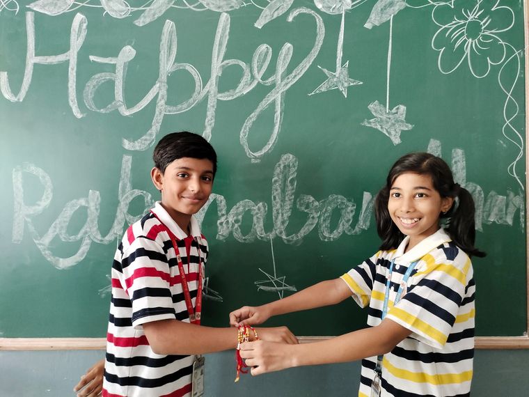 Celebrating Rakshabandhan at Sunbeam School Ballia — photograph 19 of 36