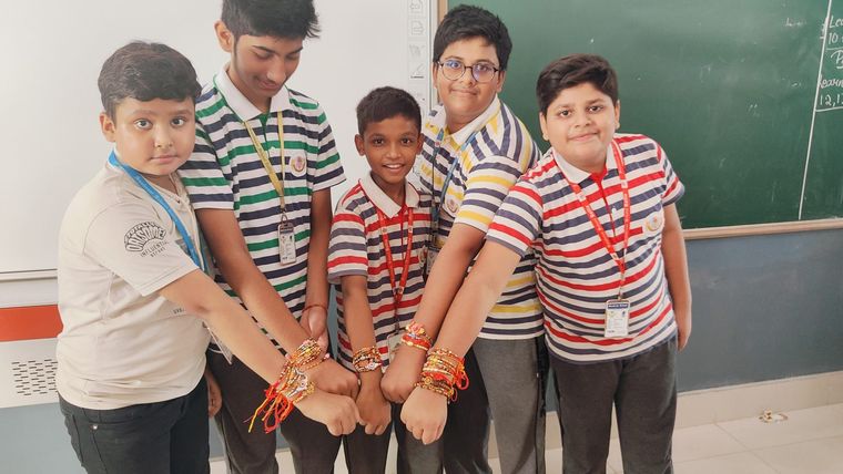 Celebrating Rakshabandhan at Sunbeam School Ballia — photograph 23 of 36