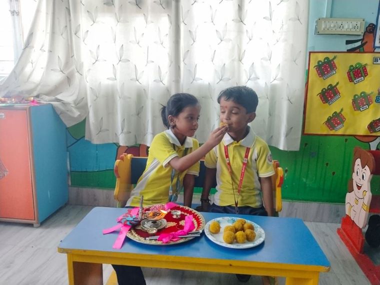 Celebrating Rakshabandhan at Sunbeam School Ballia — photograph 30 of 36