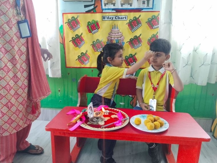 Celebrating Rakshabandhan at Sunbeam School Ballia — photograph 33 of 36