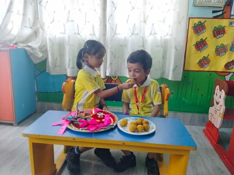 Celebrating Rakshabandhan at Sunbeam School Ballia — photograph 35 of 36