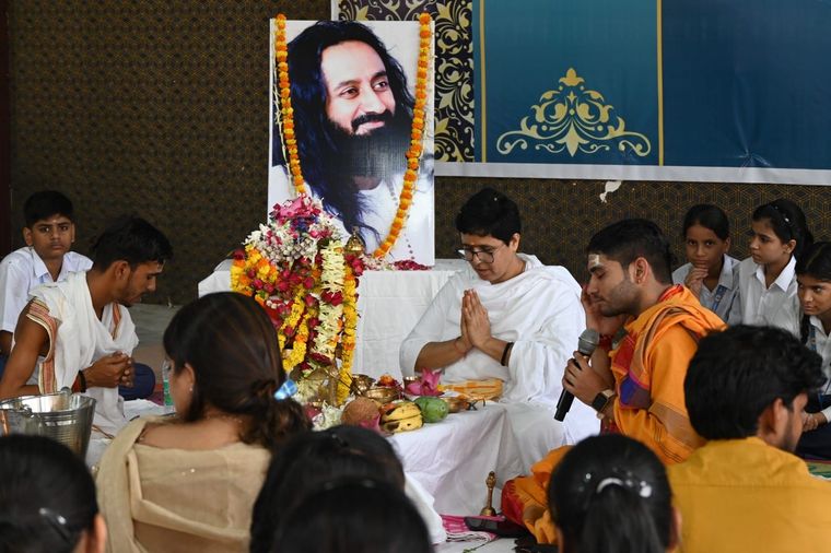 Rudrabhishek Pooja at Sunbeam School Ballia at Sunbeam School Ballia — photograph 5 of 30