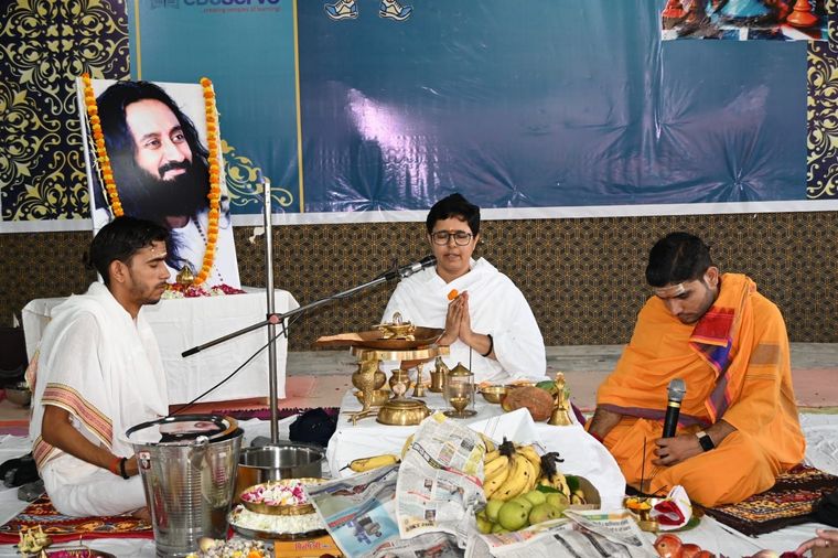 Rudrabhishek Pooja at Sunbeam School Ballia at Sunbeam School Ballia — photograph 10 of 30