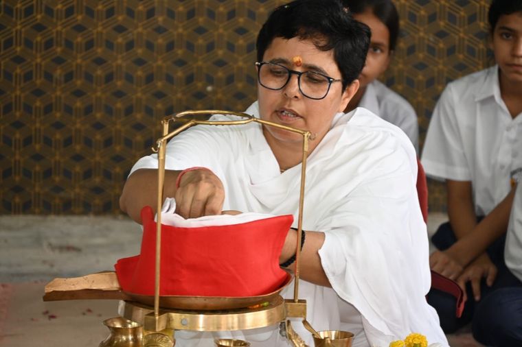Rudrabhishek Pooja at Sunbeam School Ballia at Sunbeam School Ballia — photograph 14 of 30