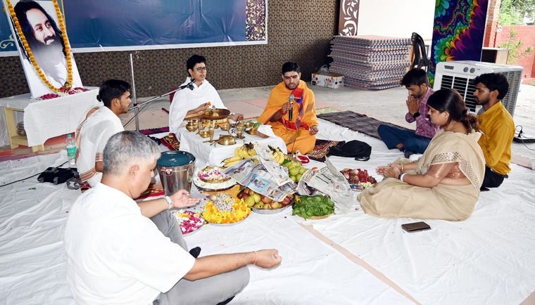 Rudrabhishek Pooja at Sunbeam School Ballia at Sunbeam School Ballia — photograph 20 of 30