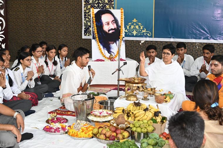 Rudrabhishek Pooja at Sunbeam School Ballia at Sunbeam School Ballia — photograph 24 of 30