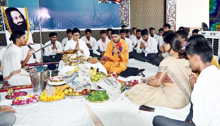 Rudrabhishek Pooja at Sunbeam School Ballia at Sunbeam School Ballia — photograph 27 of 30