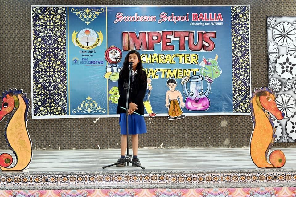 What an incredible start to Impetus, the much-awaited event for classes III to V at Sunbeam School… at Sunbeam School Ballia