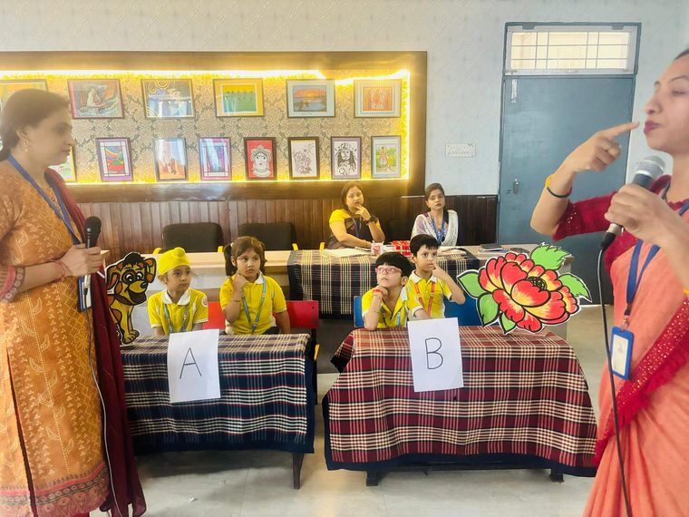 Spell Bee competition KGII class at Sunbeam School Ballia — photograph 9 of 17