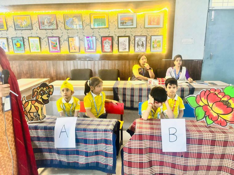 Spell Bee competition KGII class at Sunbeam School Ballia — photograph 8 of 17