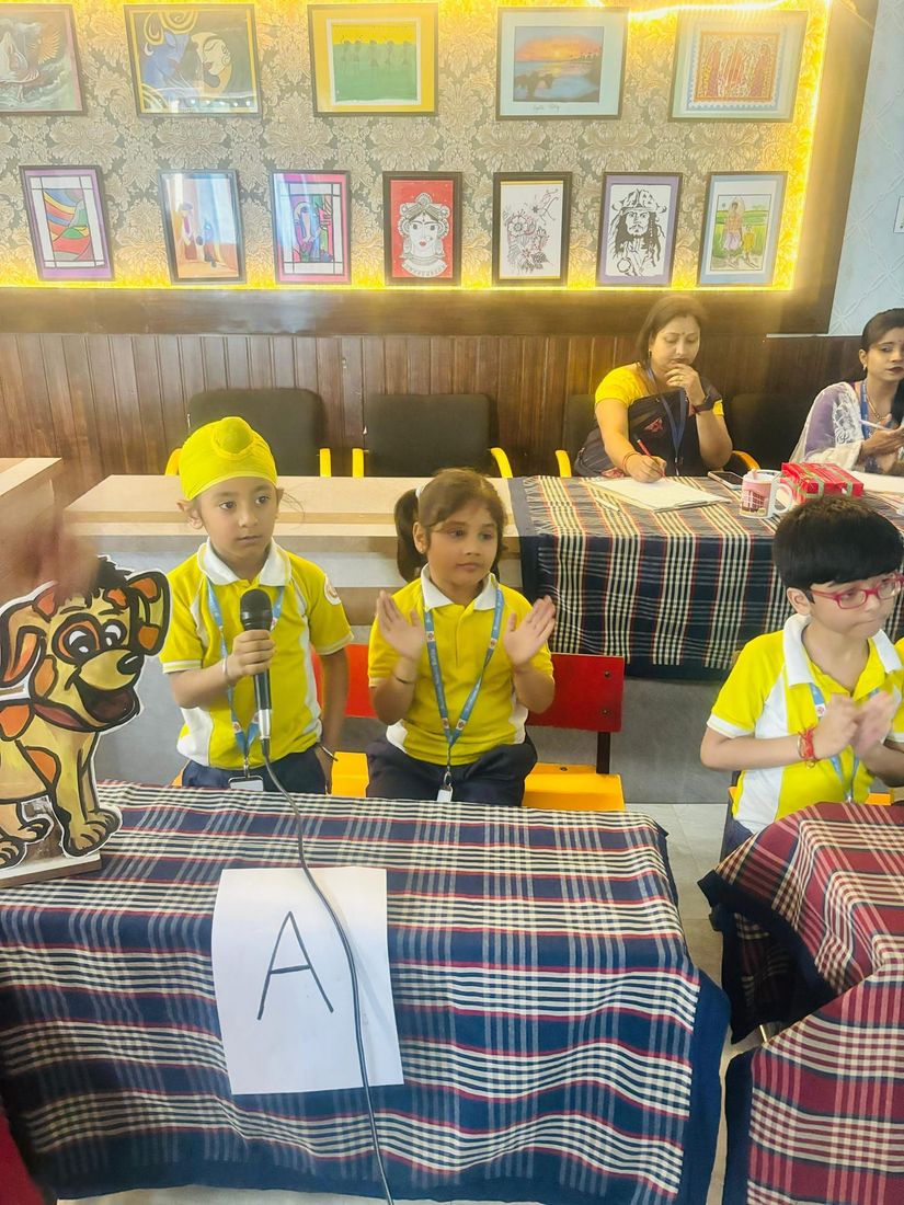 Spell Bee competition KGII class at Sunbeam School Ballia — photograph 13 of 17