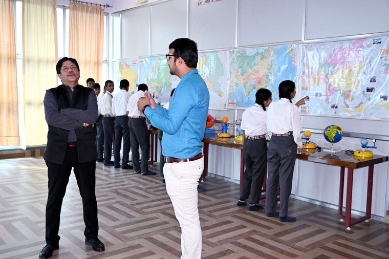 Memorable Visit from Hon'ble Mr. Arvind Kumar Singh, Ex District Magistrate of Basti at Sunbeam School Ballia — photograph 12 of 15