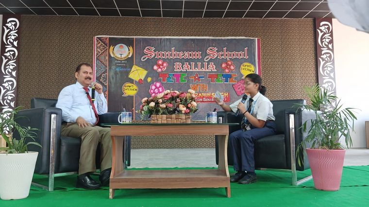 Interview Session of Honourable Director Sir by Student at Sunbeam School Ballia — photograph 10 of 12