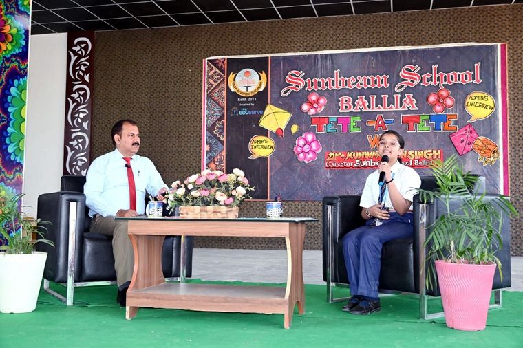 Interview Session of Honourable Director Sir by Student at Sunbeam School Ballia — photograph 12 of 12