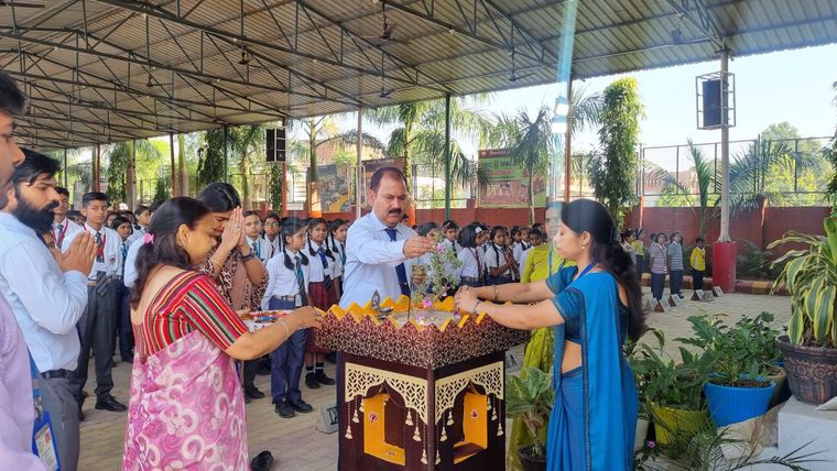 WELCOMEING NEW SESSION 2024-25 WITH TEACHER'S ASSEMBLY AND WELCOME TO NEWLY JOINED FACULTIES at Sunbeam School Ballia — photograph 6 of 9