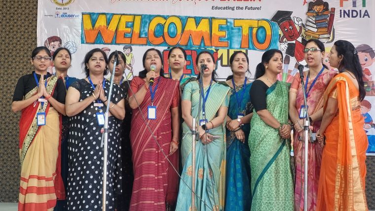 WELCOMEING NEW SESSION 2024-25 WITH TEACHER'S ASSEMBLY AND WELCOME TO NEWLY JOINED FACULTIES at Sunbeam School Ballia — photograph 8 of 9